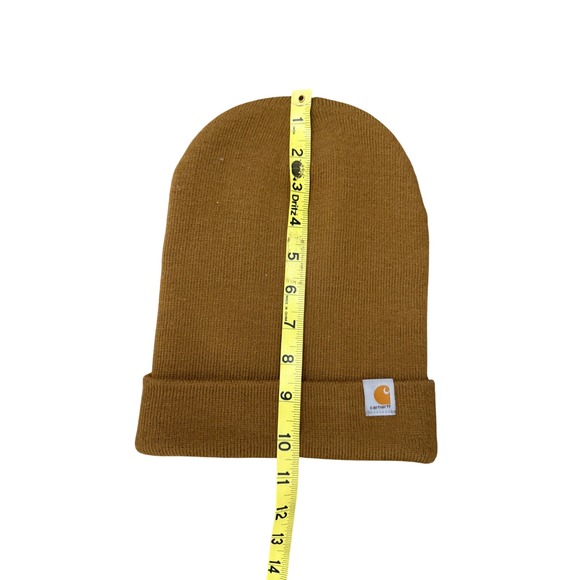 Carhartt Watch Luke‎ Combs Beanie Hat Men Brown Acrylic One Size Winter Warm - Picture 4 of 5